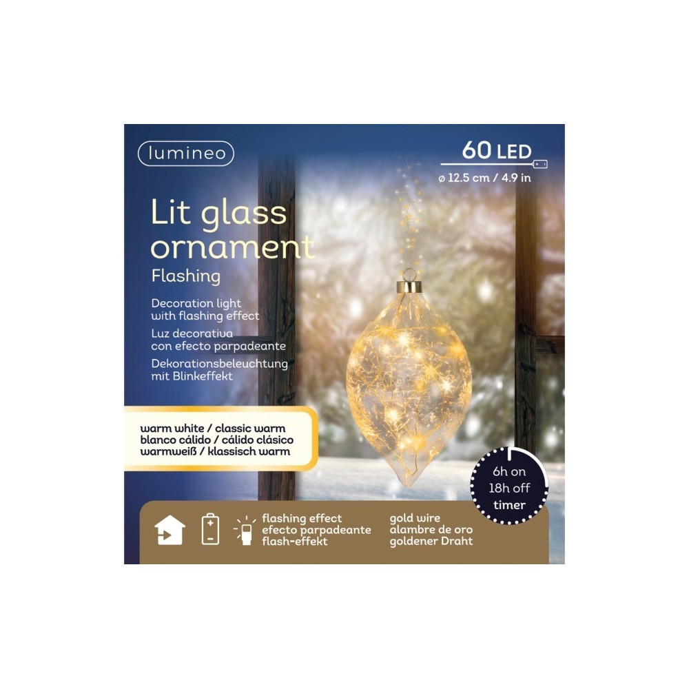 SFERA OLIVA 60 MICROLED H.21 LUCE CALDA